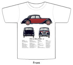 Riley RMA 1945-52 T-shirt Front